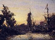 Johan Barthold Jongkind Binneshaven oil painting on canvas